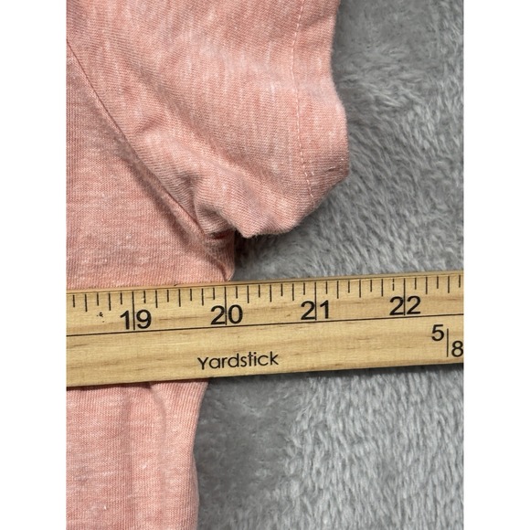 Lucky Brand Graphic Tee XL Pink Floral Trade Mark Boho Style Scoop Neck - Picture 6 of 7